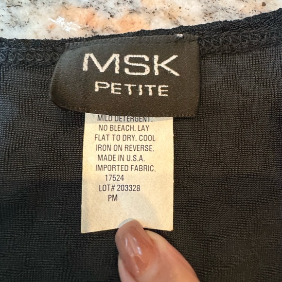 MSK Petite Medium leightweight jacket Floral design with embellishments - Picture 15 of 16